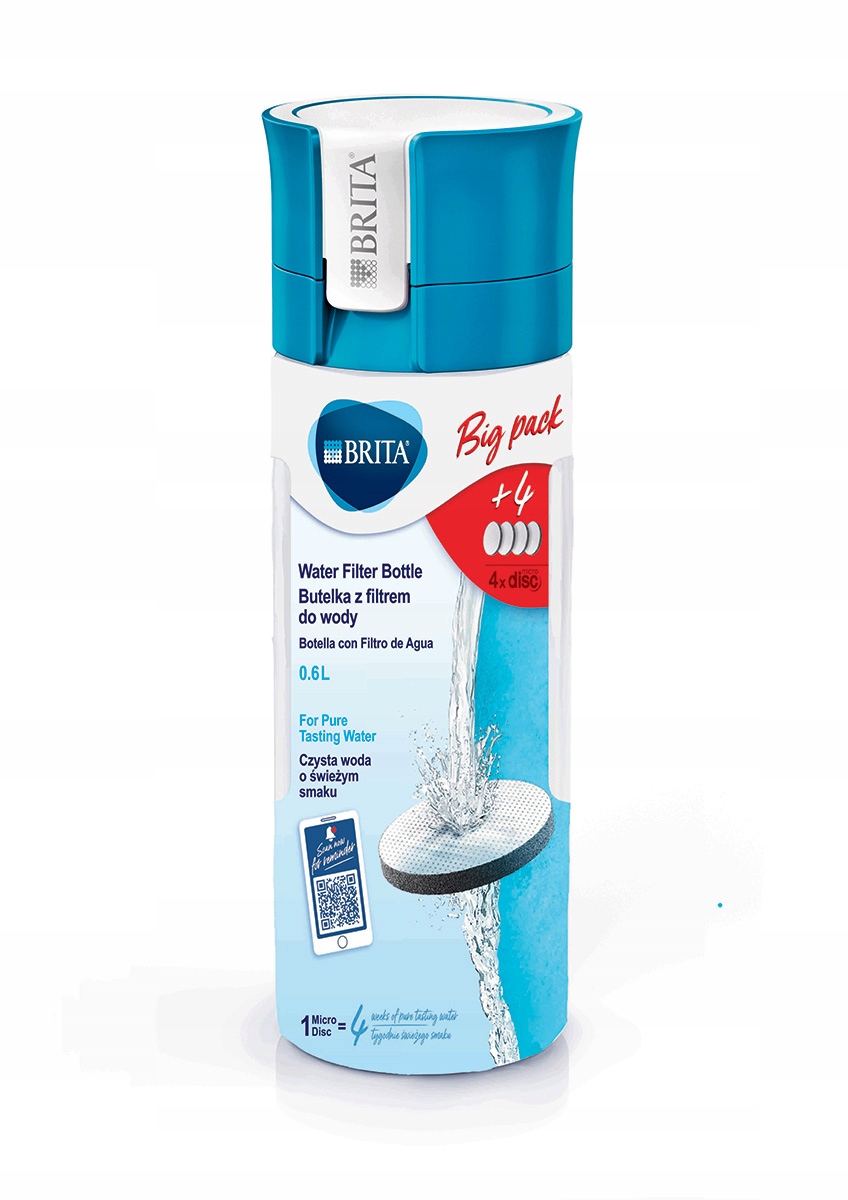 

Butelka filtrująca Brita Vital +4 dyski Microdisc