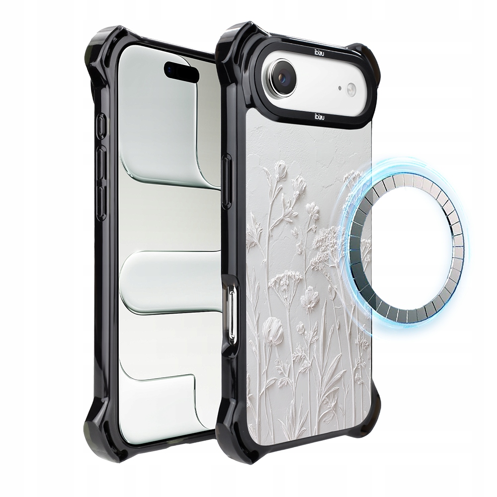 Pouzdro pro iPhone Air Ibizu DropGuard Ultra s MagSafe, sušené polní květiny