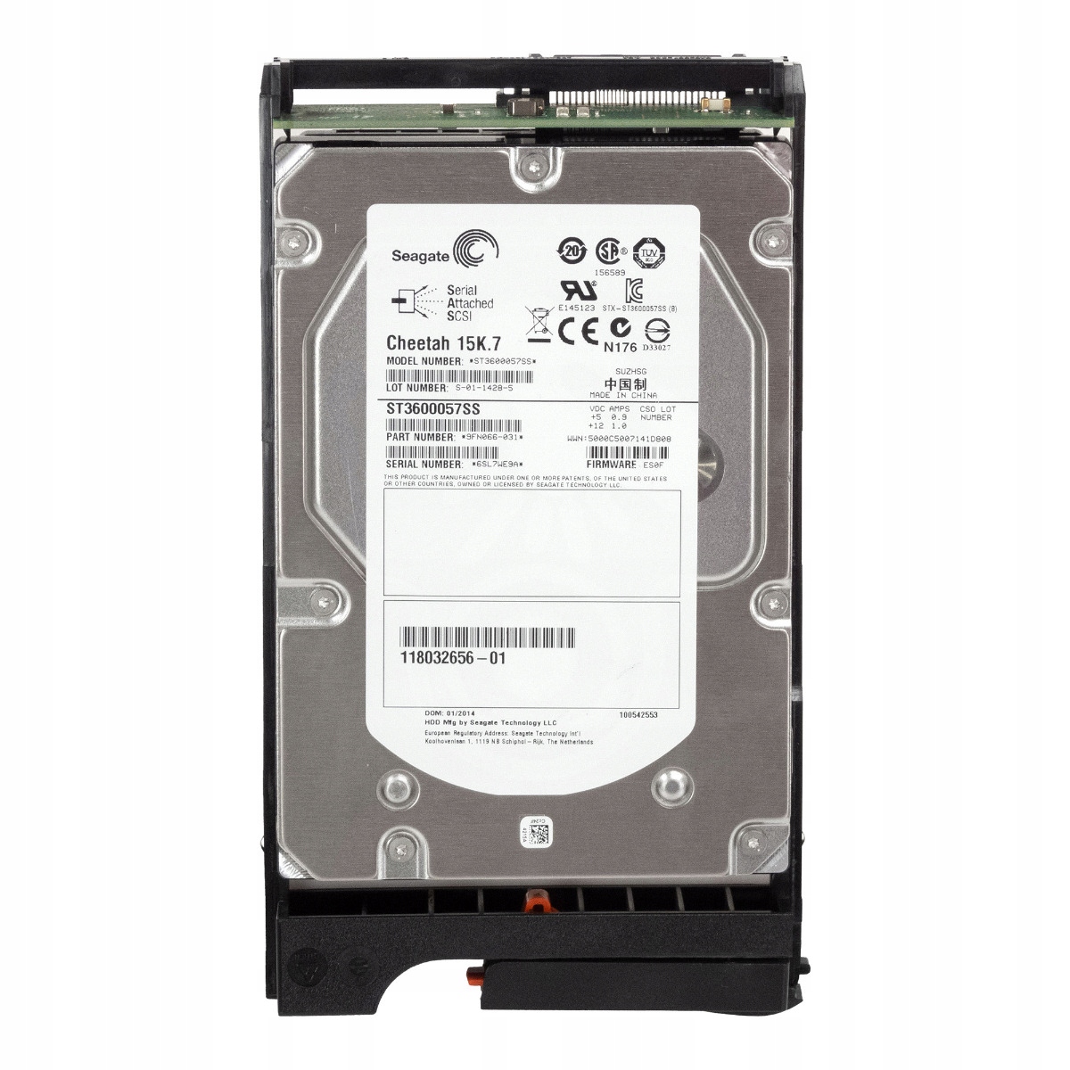 Emc 118032656-01 005049039 600GB 15K 16MB SAS-2 3.5'' ST3600057SS