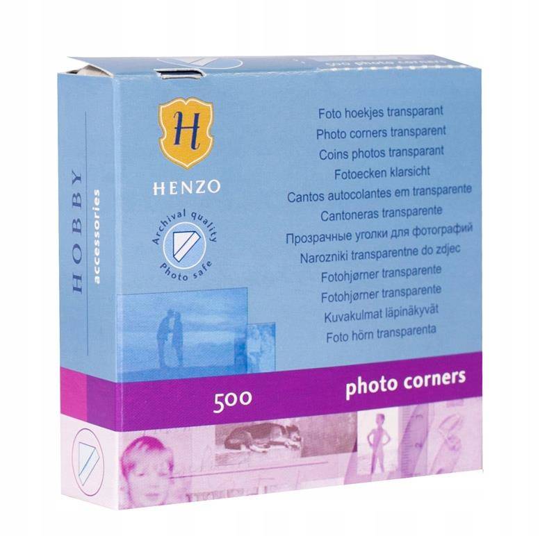 

Fotorożki Henzo 500 sztuk białe foto rożki