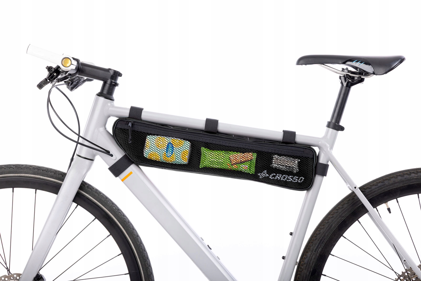 Cyklistická taška Crosso Zipper Plus M černá