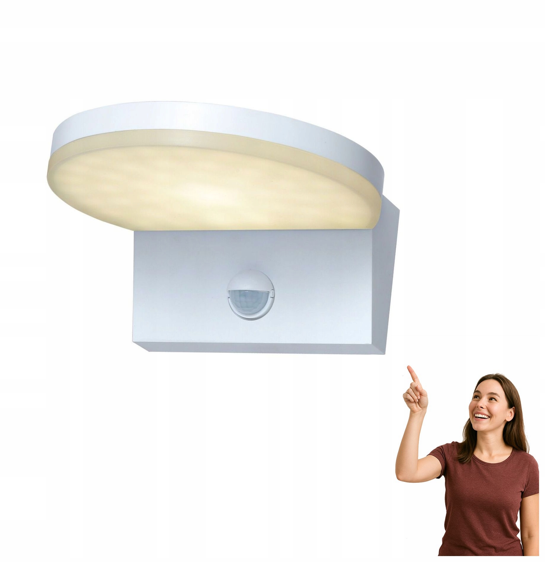 Venkovní nástěnné svítidlo s Led senzorem 9W Batida 77120 Rabalux