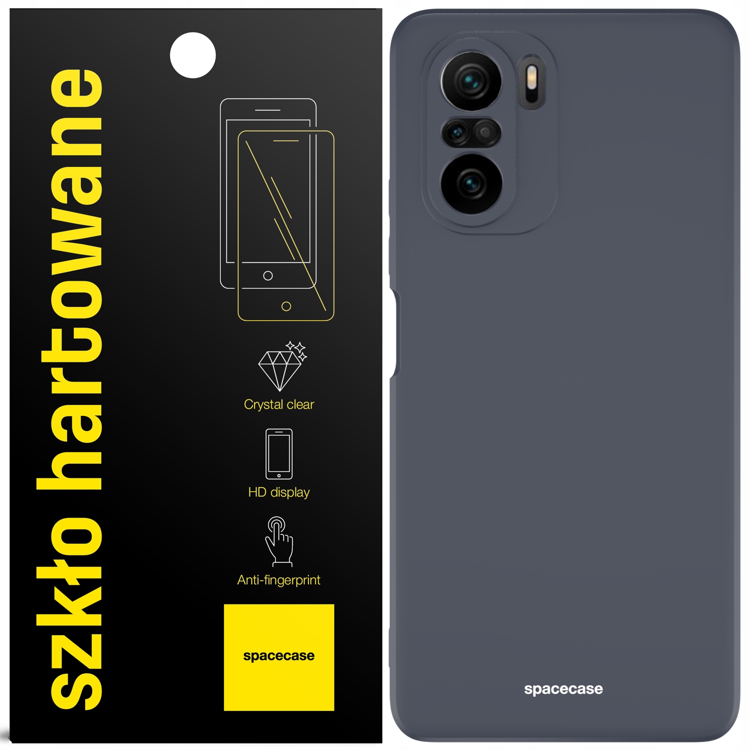 

Etui Do Poco F3/MI 11I Spacecase Silicone Szkło