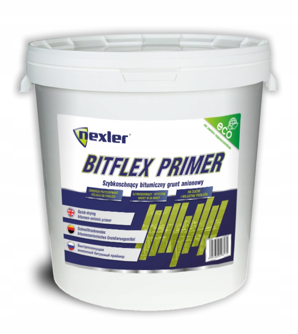 NEXLER BITFLEX PRIMER GRUNT bitumiczny POD PAPY 22 KG
