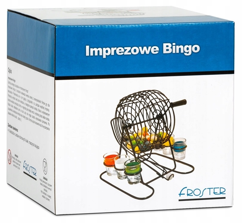 Imprezowe Bingo Gra Alkoholowa Z Kieliszkami