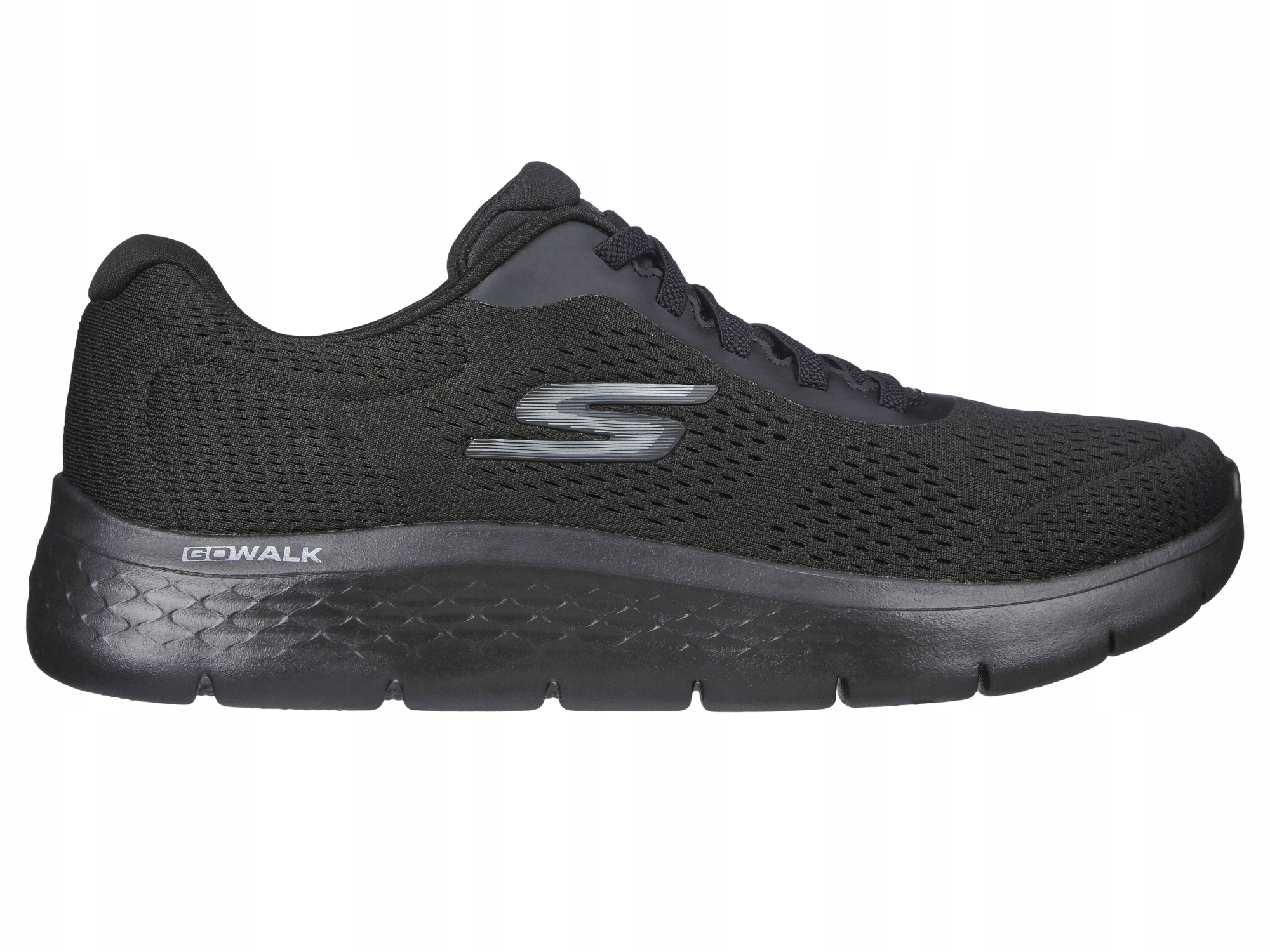 Buty męskie Skechers Go Walk Flex 216486-BBK wsuwane czarne lekkie 43