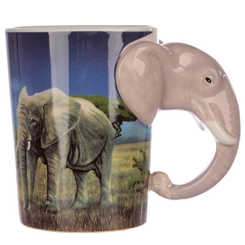 

Kubek ceramiczny Słoń Afryka safari sawanna