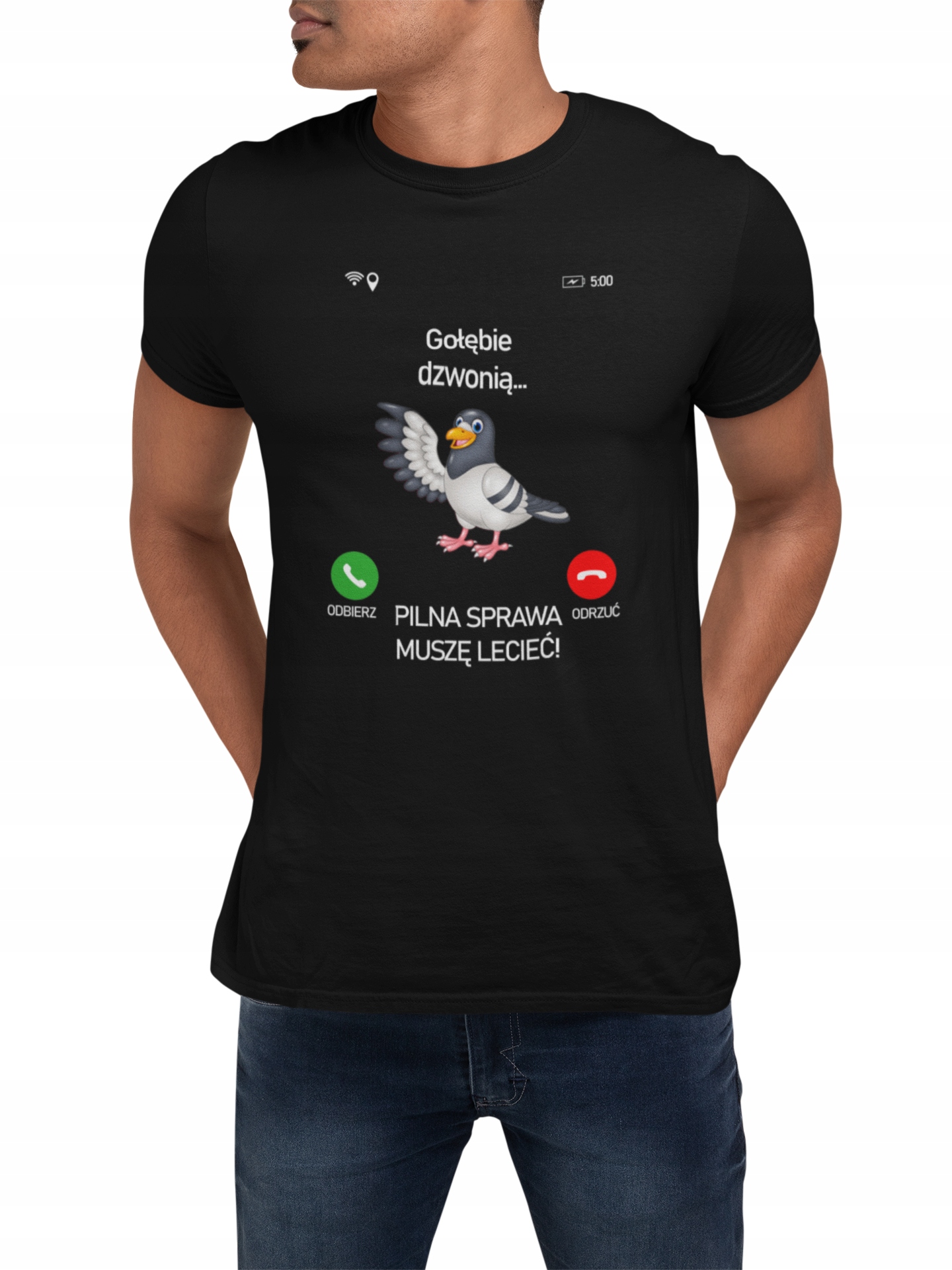 

Koszulka Śmieszny napis dla niego Gołębiarz -3XL