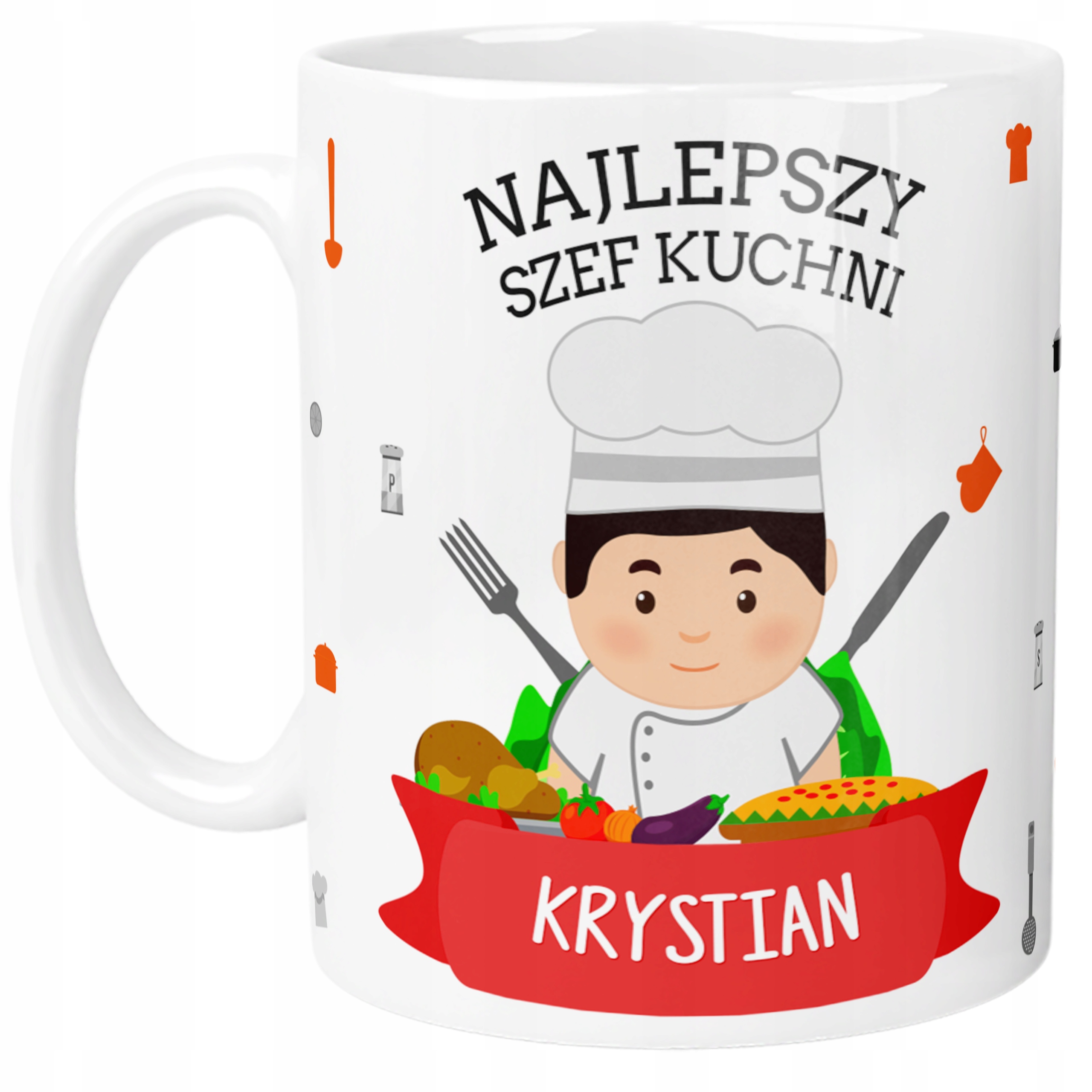 

Personalizowany Kubek dla Szefa Kuchni Kucharza