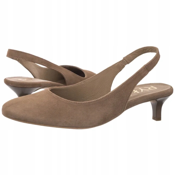 Dámské boty na podpatku Boty Ryłko D4EY6____ _6TWF Hnědé