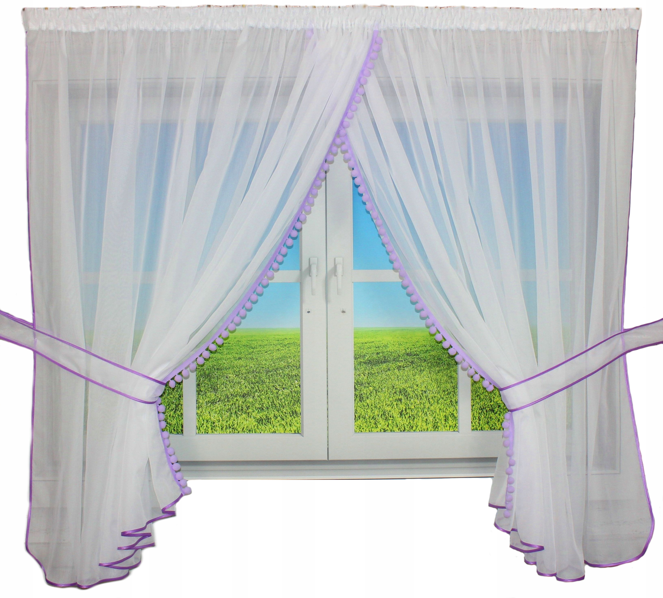 Firanka kinga pompony 17 Kolorów 300/150