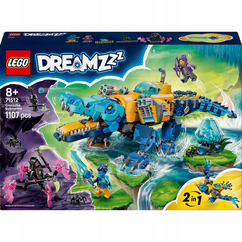 Lego DREAMZzz Krokodýlová ponorka 71512