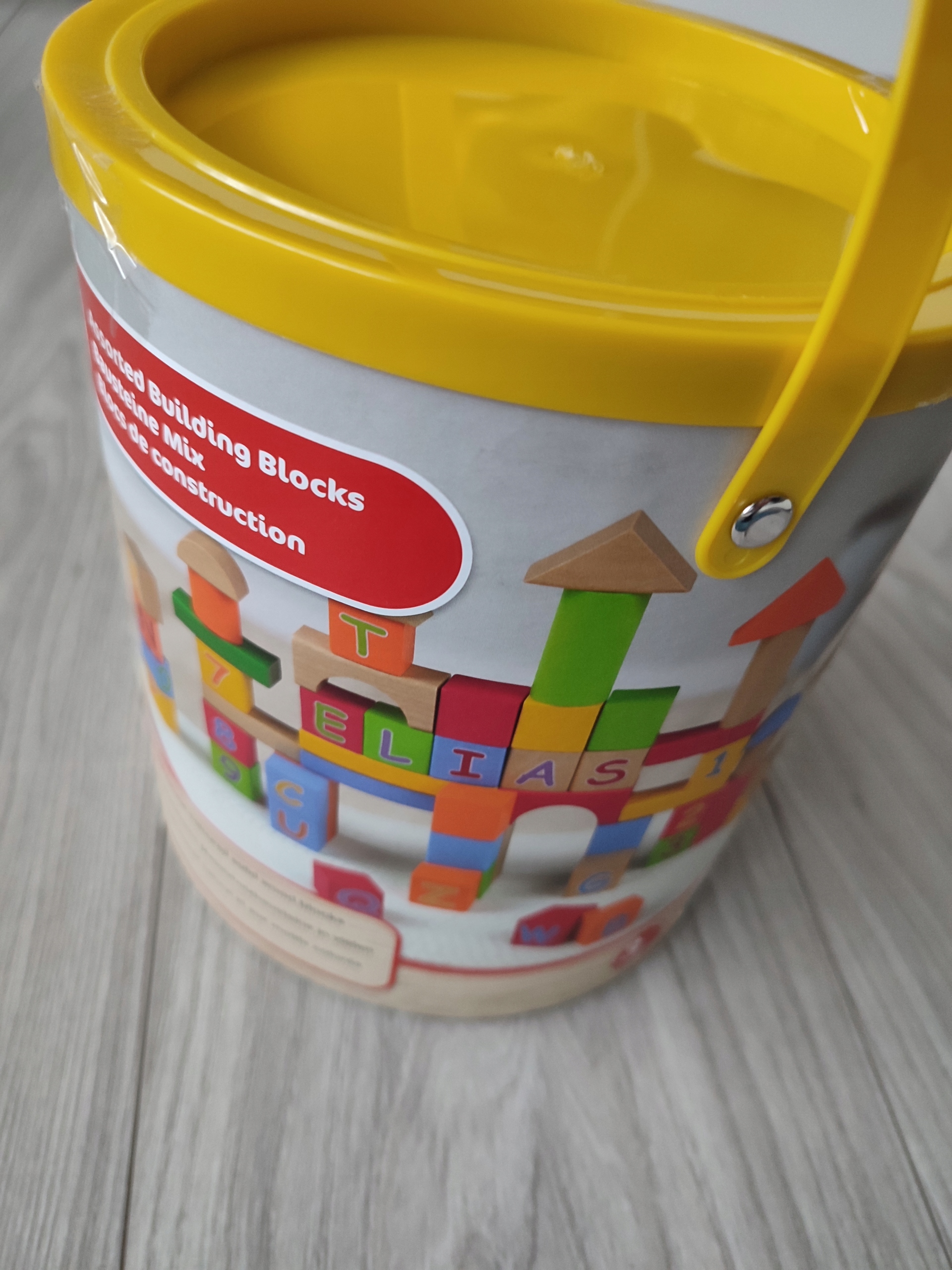 ZESTAW KLOCKÓW NIEMIECKA JAKOŚĆ DREWNO LITERKI Materiał drewno