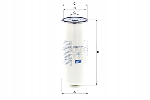 Mann-filter Olejový Filter Agro