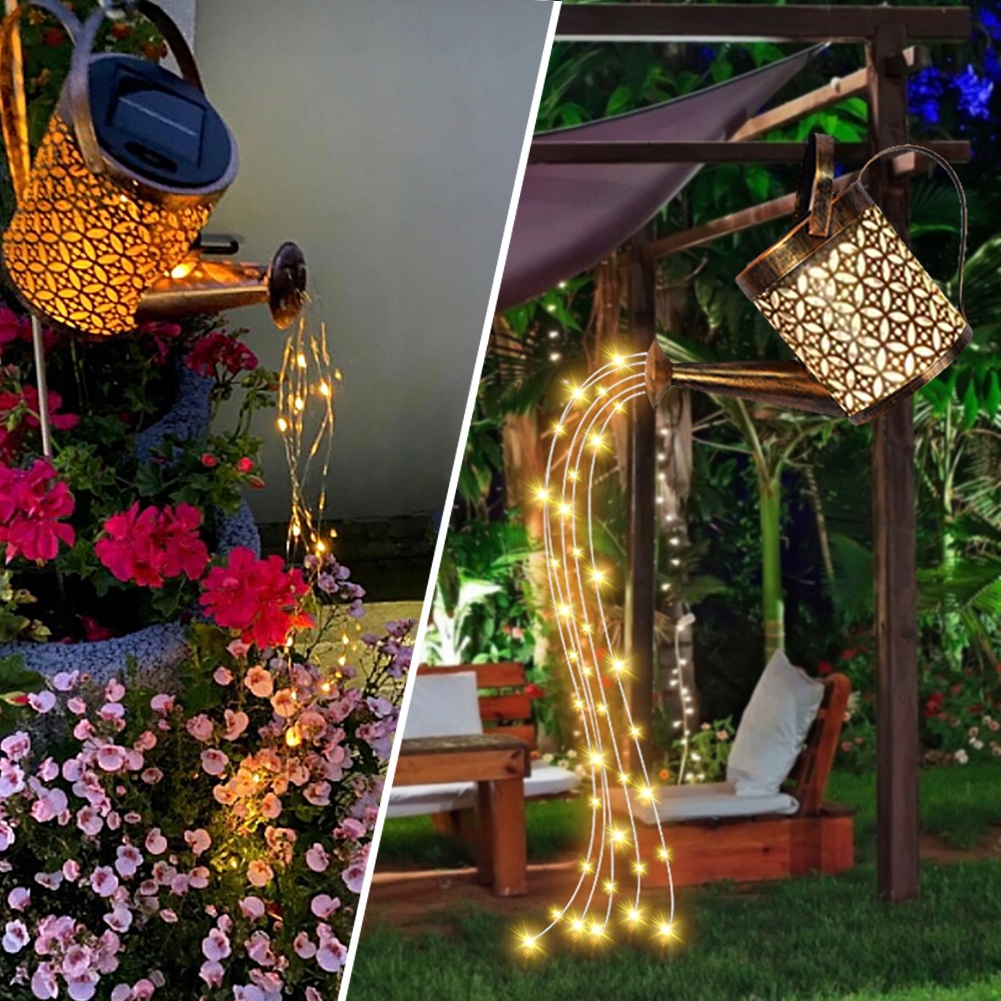 Solární Lampa Solární Zahradní Lampa Zapichovací závěsná 2ks