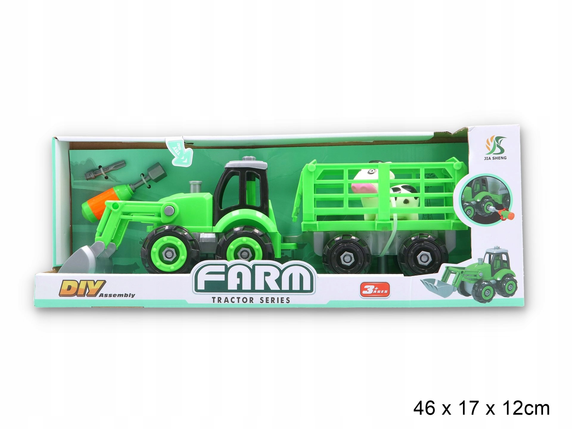 

Skręcany traktor pojazd rolniczy elementy