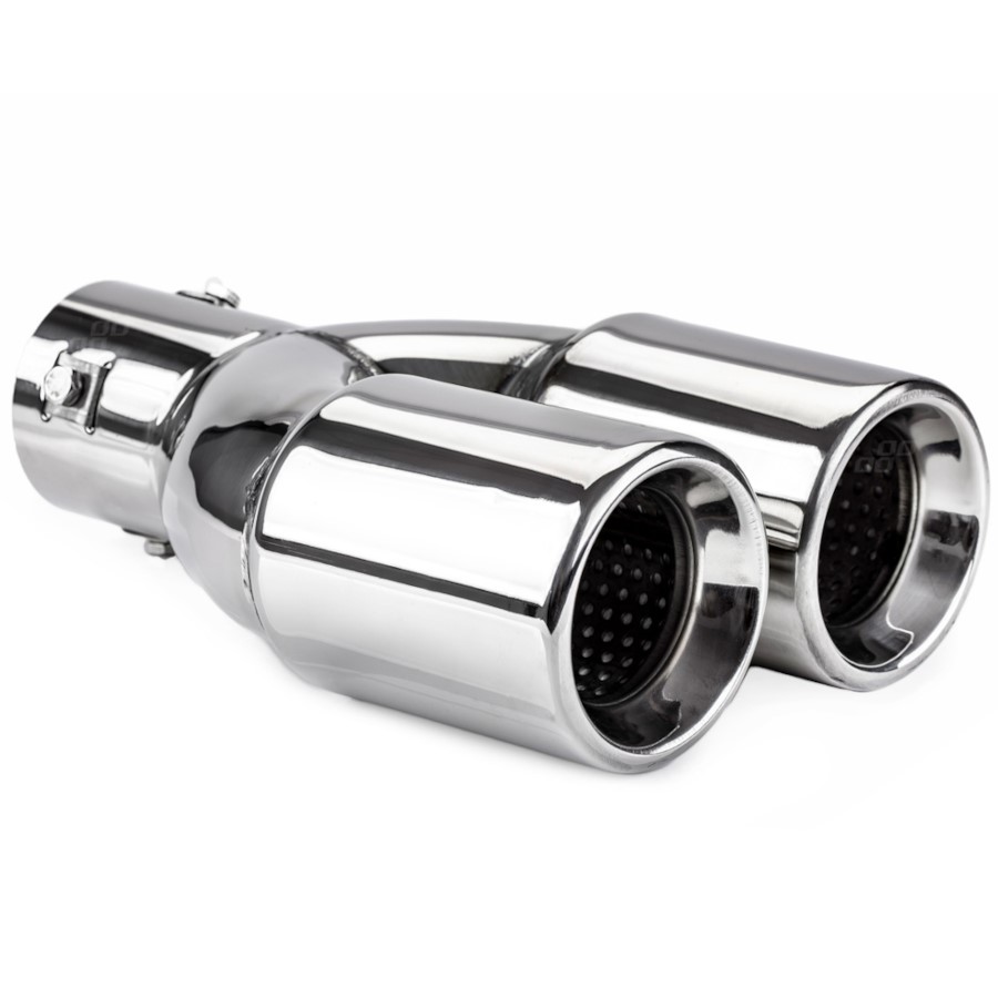 Końcówka wydechu Nakładka tłumika Stal nierdzewna + Alkotest jednorazowy