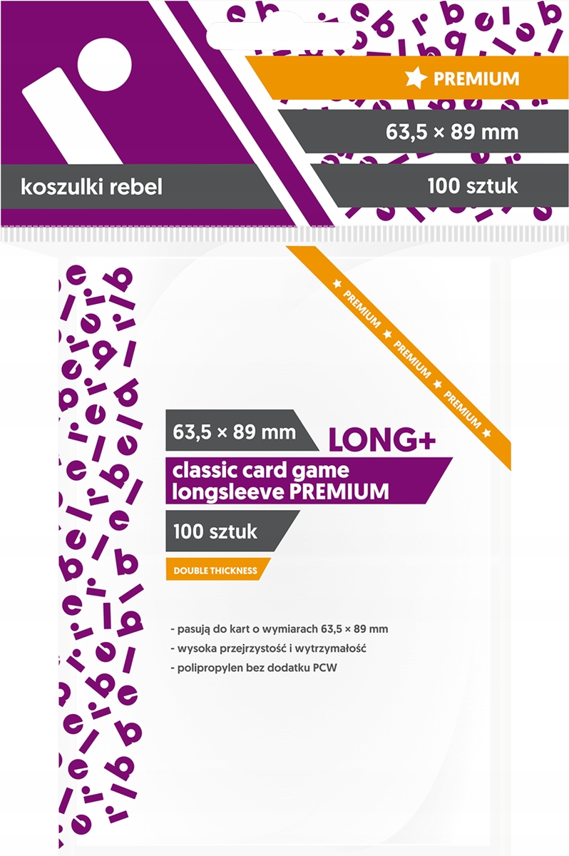 

Rebel Koszulki Ccg Long Premium 63,5x89 mm 100 szt