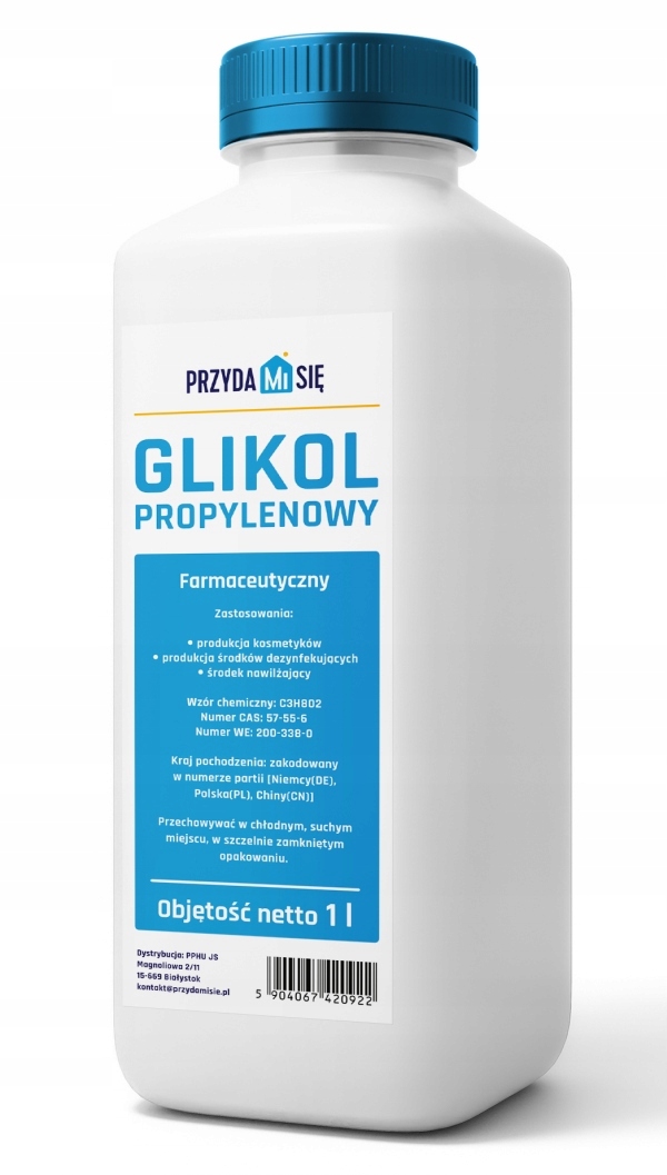 

Glikol Propylenowy Farmaceutyczny 99,9% 1L