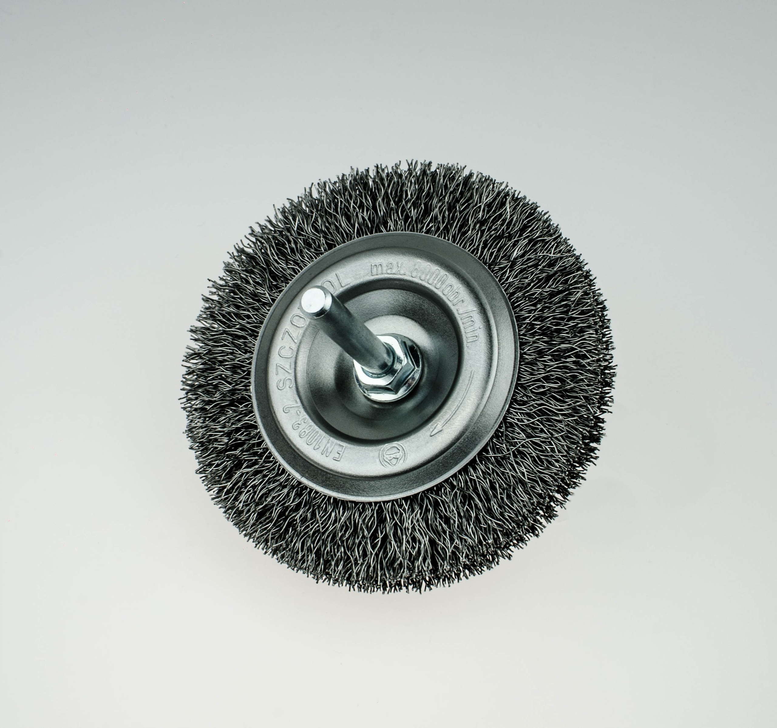 SZCZOTKA TARCZOWA Z TRZPIENIEM 80MM STALOWA Marka Szczotpol