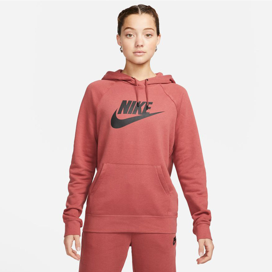 Nike Sportswear Essential Hoddie Po Hbr [XL] Mikina Červená