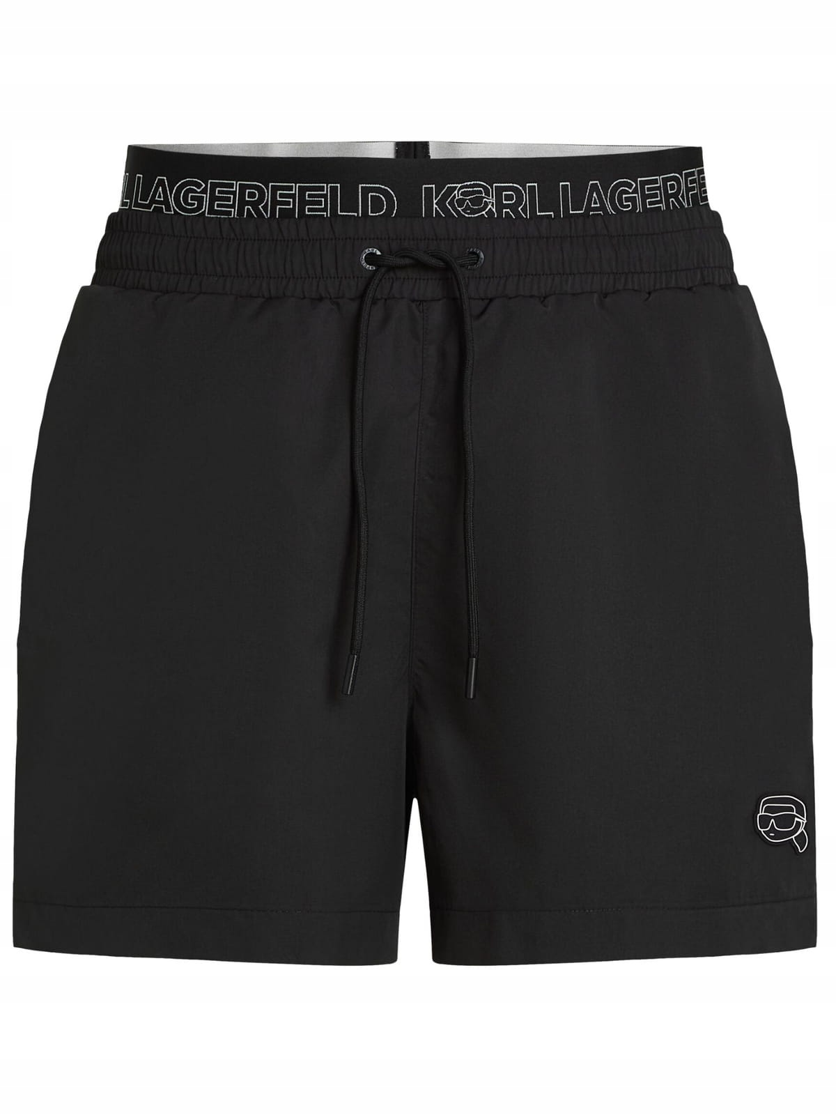 Pánské plavkové šortky Karl Lagerfeld A1M46058 černé S