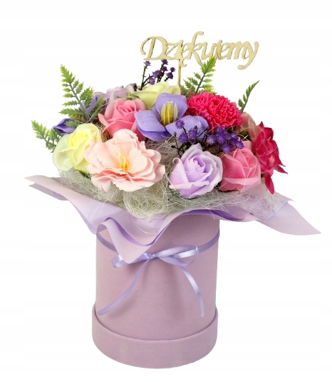 Flower Box Mýdlové Květiny Dárek Závěr Školního Roku Poděkování