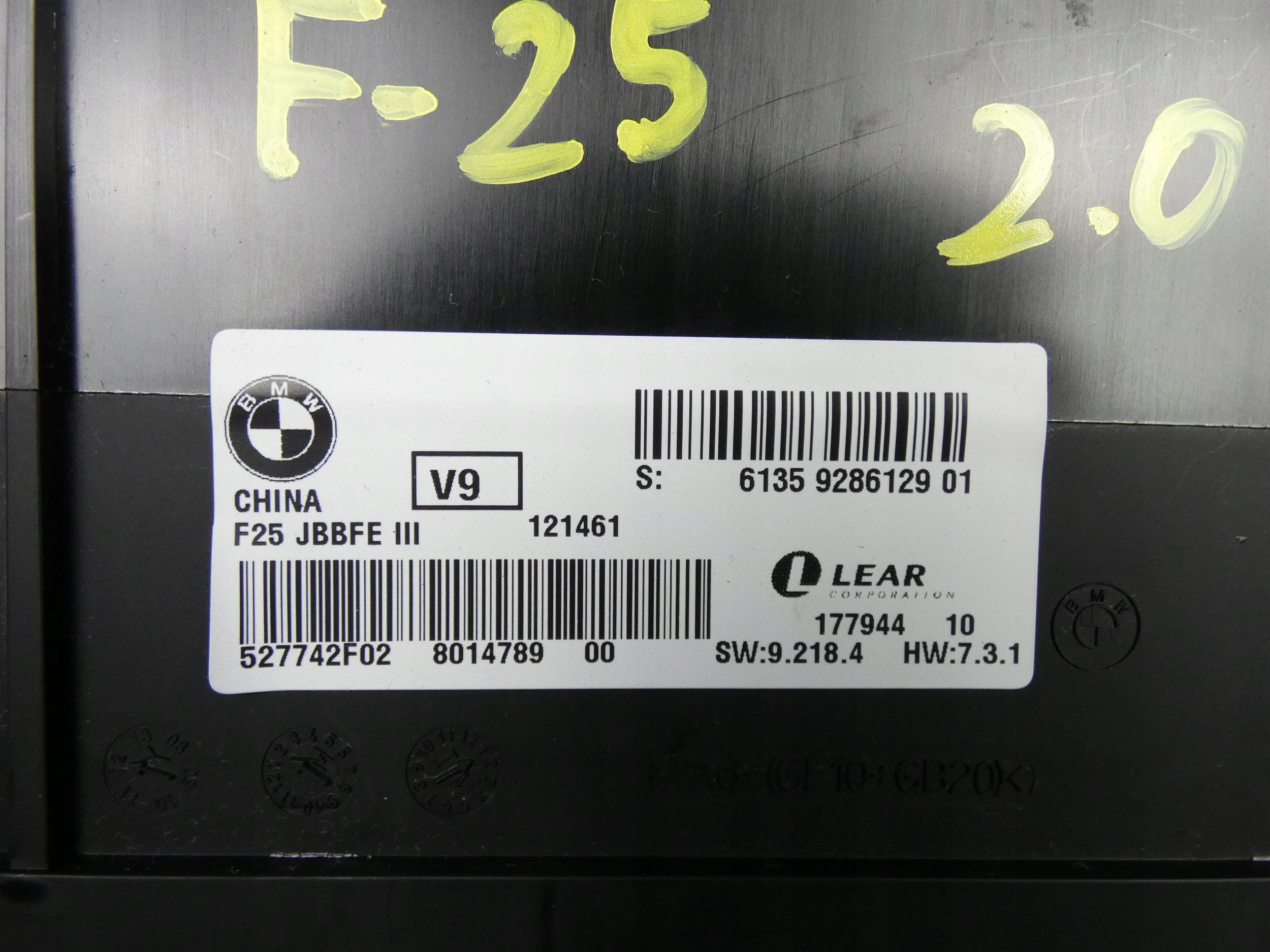 BMW X3 F25 X4 F26 module control unit KOMFORTU
