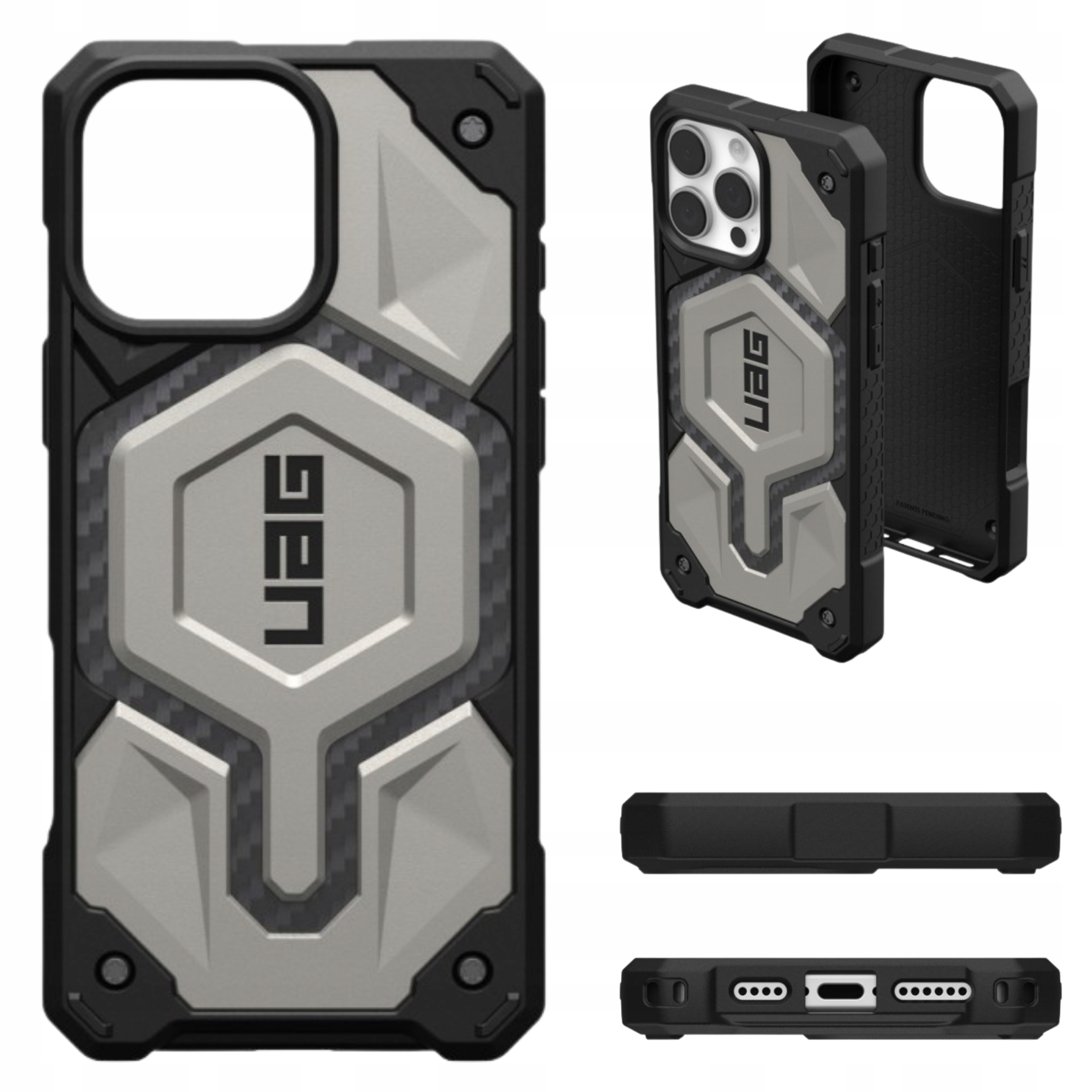 Etui pancerne do iPhone 16 Pro Max Uag Monarch Pro z MagSafe Plecki Obudowa