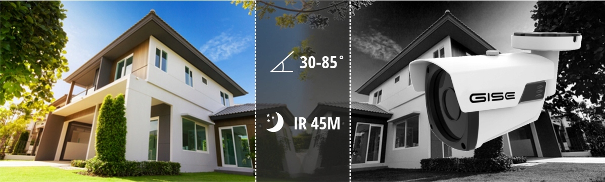 Zestaw monitoringu GISE 4 kamery 8Mpx M1004-4K-V2 ZOBACZ Pojemność zainstalowanego dysku 2 TB