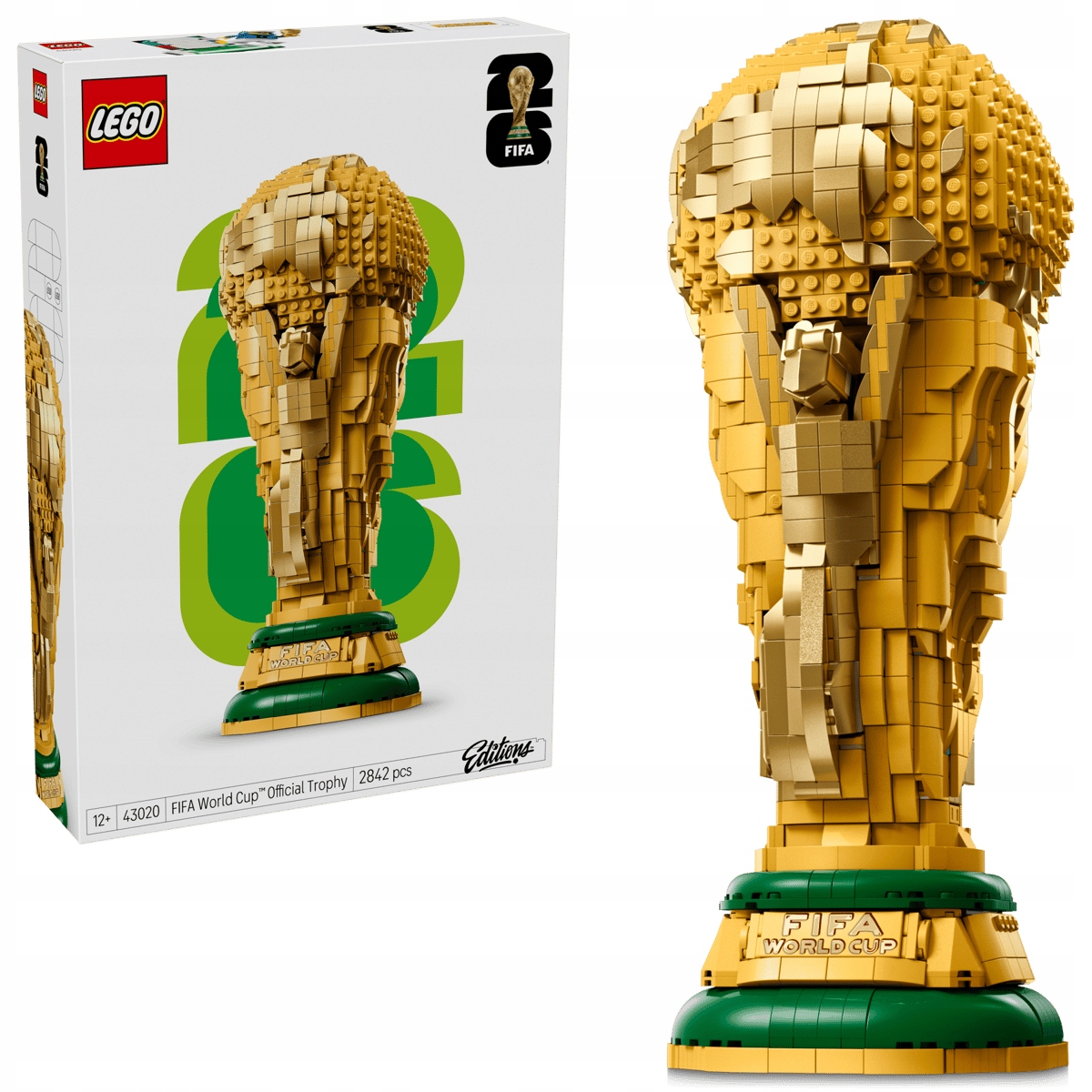Lego 43020 Oficiální světový pohár Fifa, zlatá soška, fotbal, stavebnice