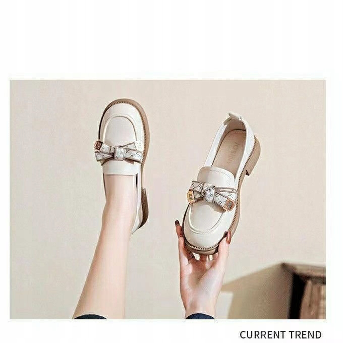 MODNE PÓŁBUTY MOKASYNY DAMSKIE ZE SPRZĄCZKĄ Marka bez marki