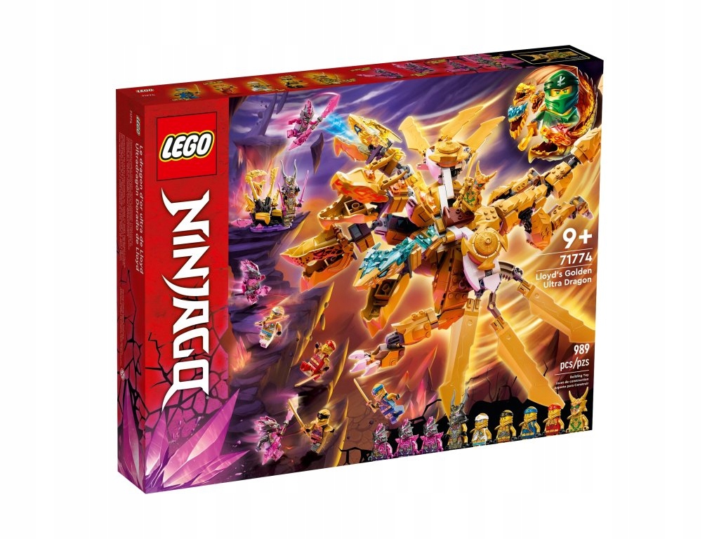 Lego Ninjago 71774 Lloydův zlatý Drak Nové