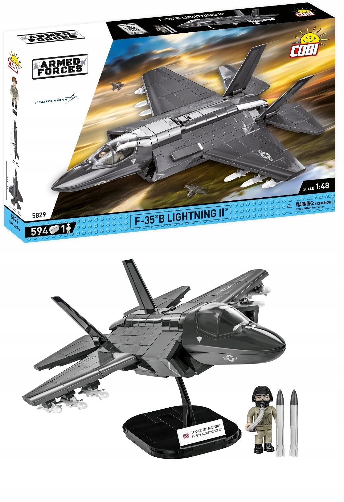 

Cobi 5829 Myśliwiec F-35B Lightning II Usa Samolot