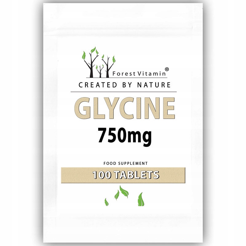 FOREST VITAMIN Glycine 750mg 100tabs Glycín