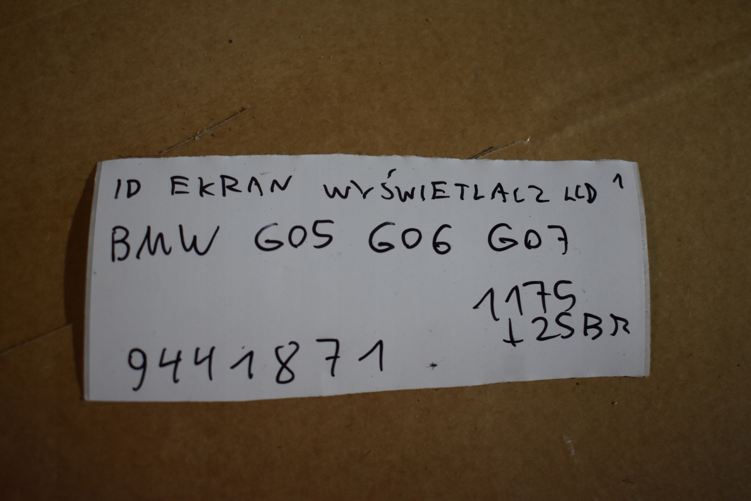 IDEALNY EKRAN Schermo LCD BMW G05 G06 G07 1 9