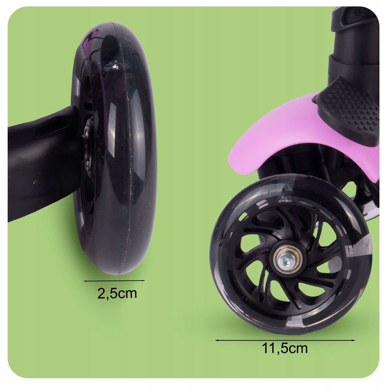 HULAJNOGA TRÓJKOŁOWA DLA DZIECI BALANSOWA JEŹDZIK Z SIEDZISKIEM PSZCZÓŁKA Rama Metalowa