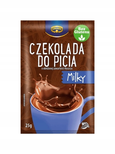 17 x Krüger Milky Čokoláda na pití se sníženým obsahem tuku 25 g