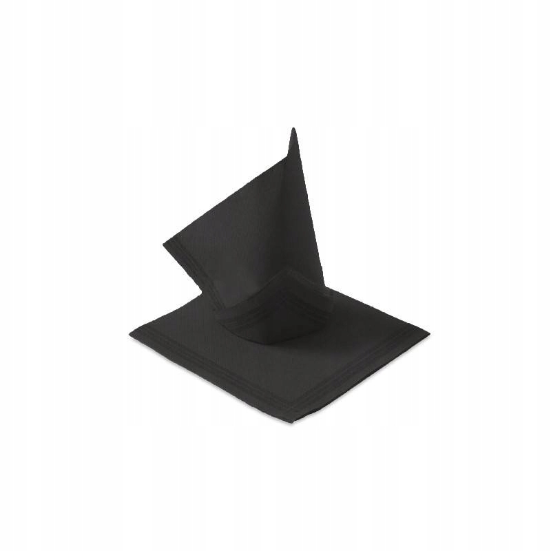 

Serwetki restauracyjne 38 x 38 cm czarne Tendance