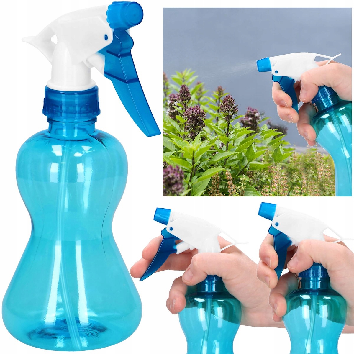 SPRYSKIWACZ DO KWIATÓW ROŚLIN ZRASZACZ ROZPYLACZ OPRYSKIWACZ OGRODOWY 350ml Zasilanie ręczne