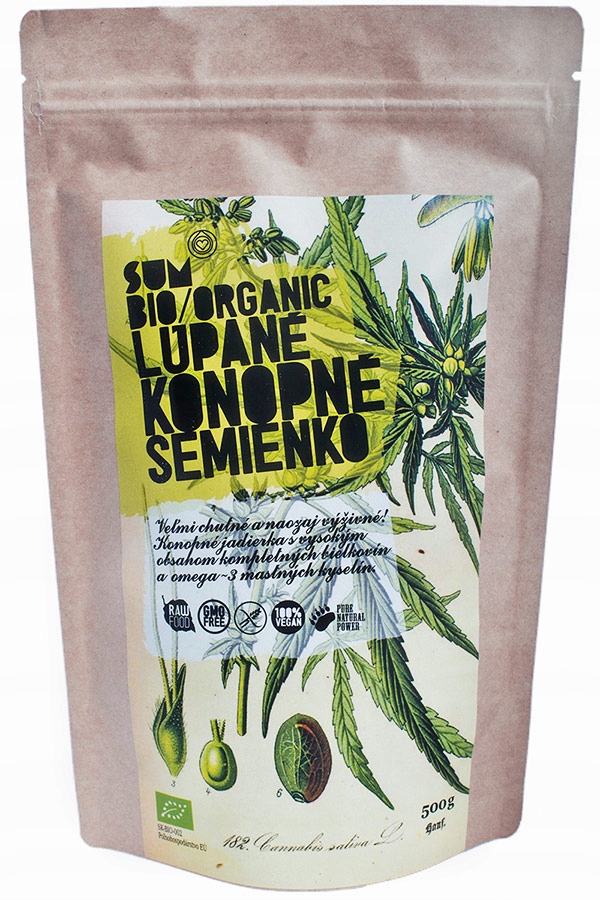Levně Sum bio organic loupané konopné semínko, 500 g
