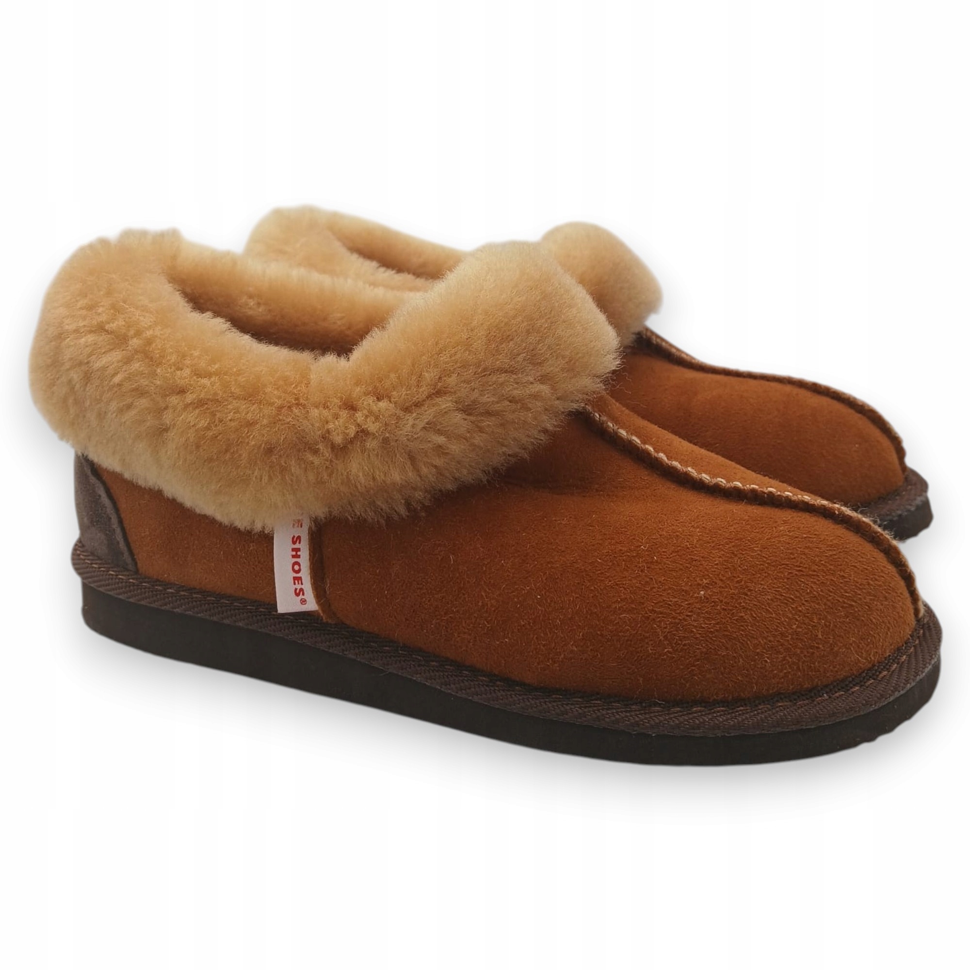 Měkké pantofle zimní pantofle Ire Shoes z ovčí kůže – studené nohy