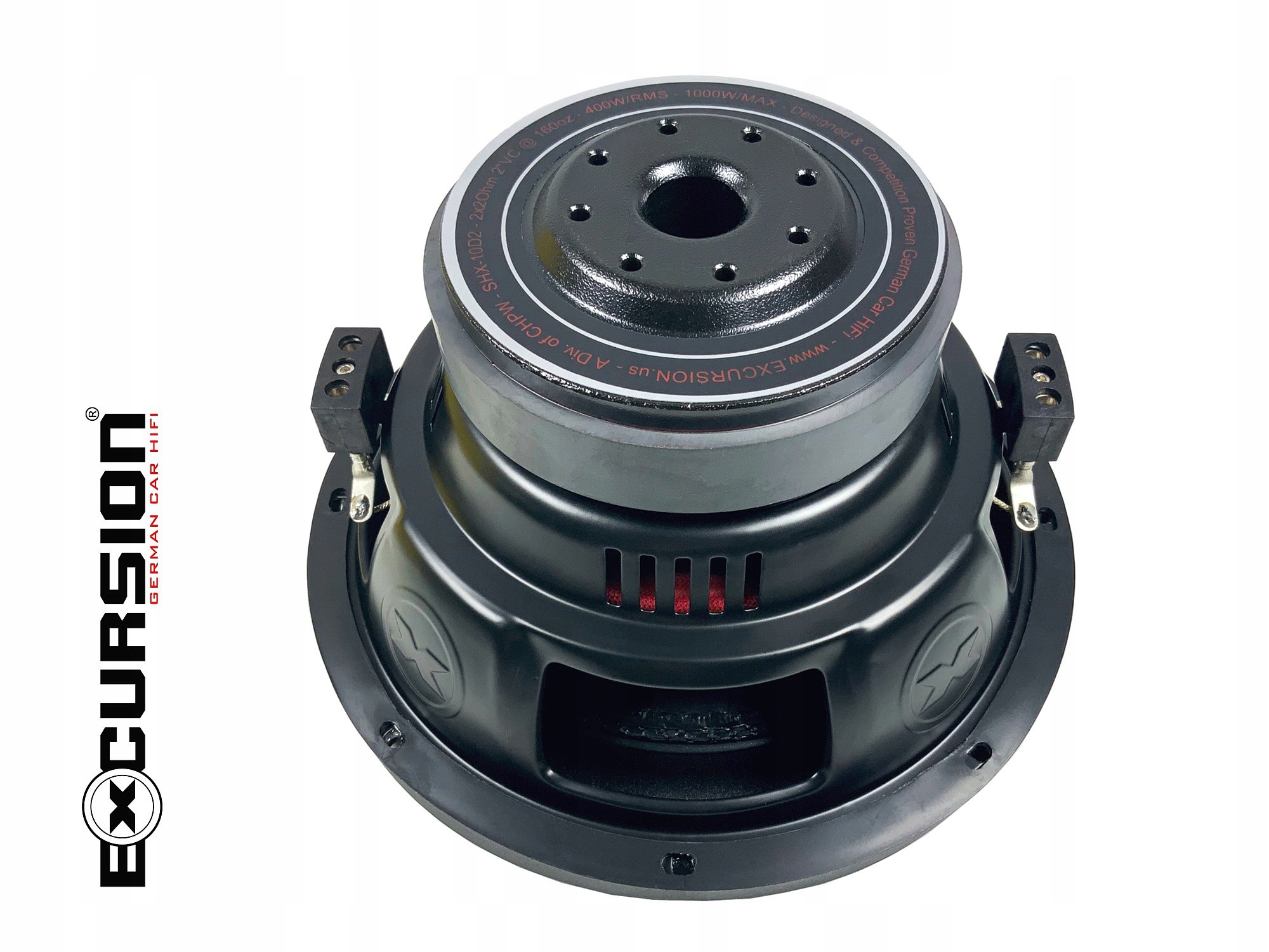 Excursion SHX v2 10D2 Subwoofer 400RMS 2x2 Ohm Part manufacturer EXCURSION