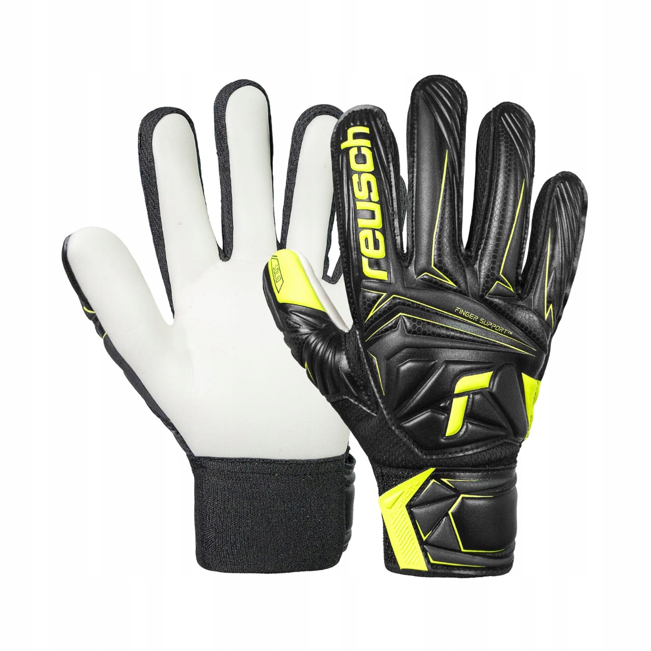 Rękawice bramkarskie Reusch Attrakt Starter Solid Finger Support Junior cza