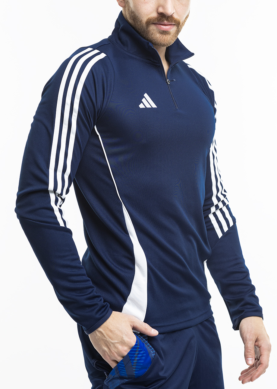 Pánská Mikina adidas Tiro 24 rozepínací 1/4 sportovní tréninková vel S