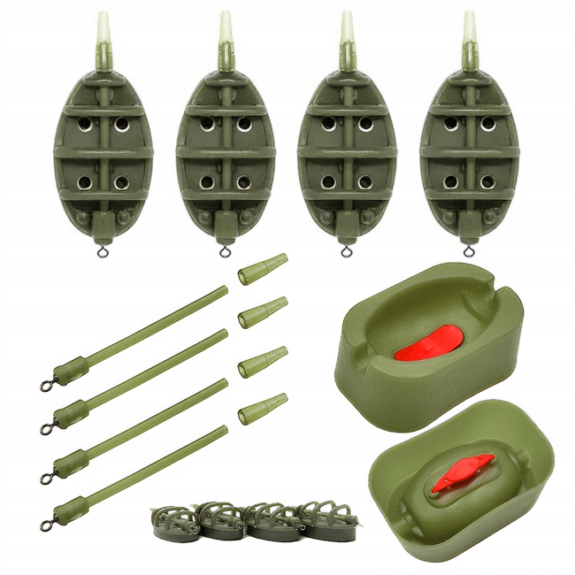 Zestaw Koszy Zanętowych Method Feeder Z Formą Sahido Bait Basket Basic MF41