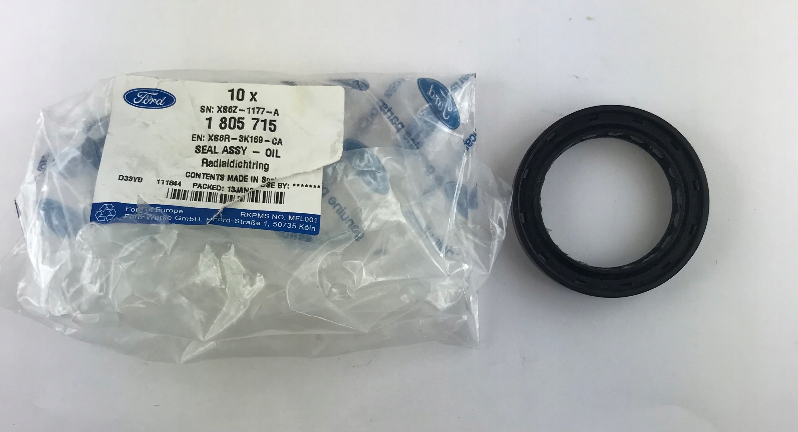 XS6R-3K169-CA - Герметик полуоси FORD 55mm. IB5 1805715 OE