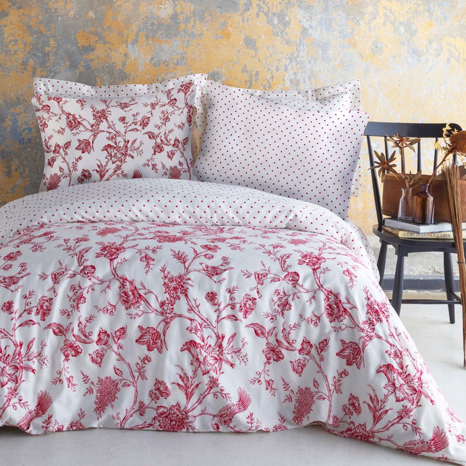 Posteľná Bielizeň bavlnená saténová(P) Rose BLANC/160x200 Luxury