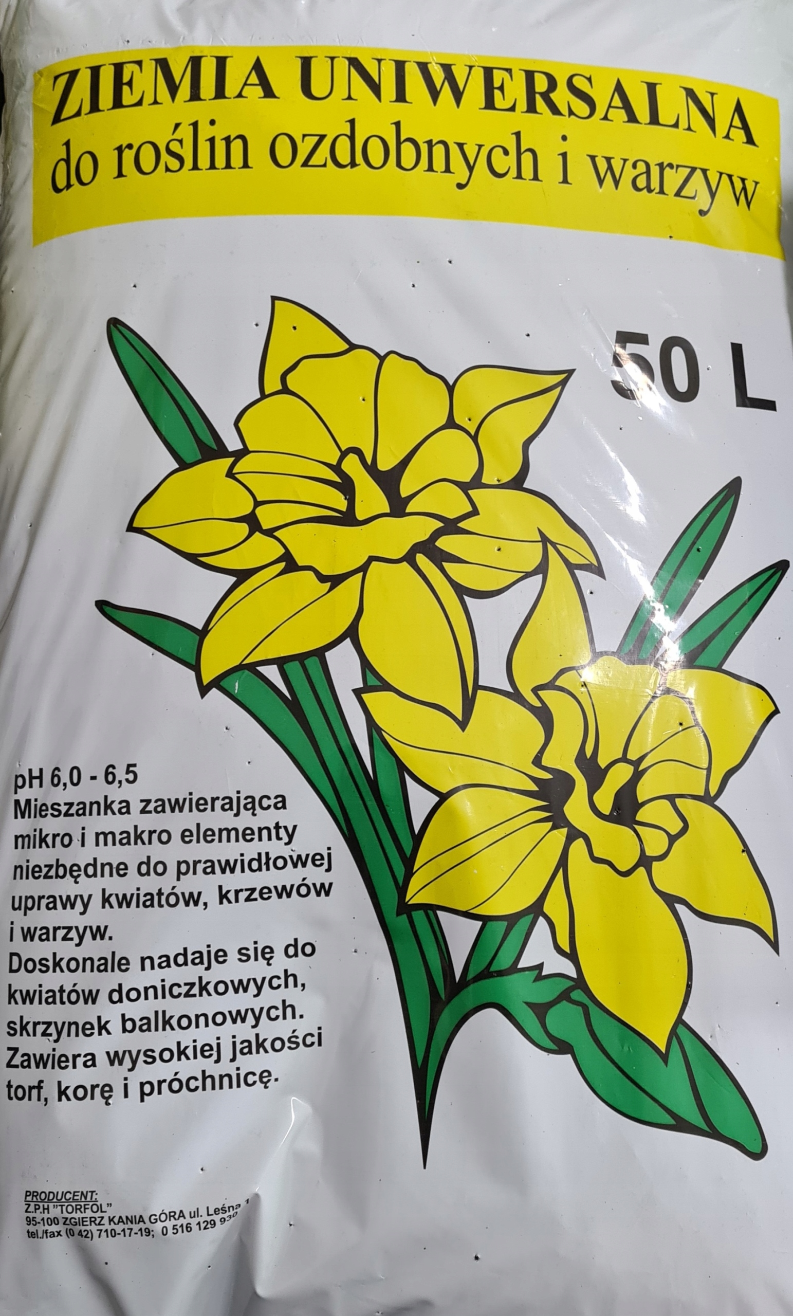

Ziemia Uniwersalna 50L Podłoże Wysoka Jakość!!!