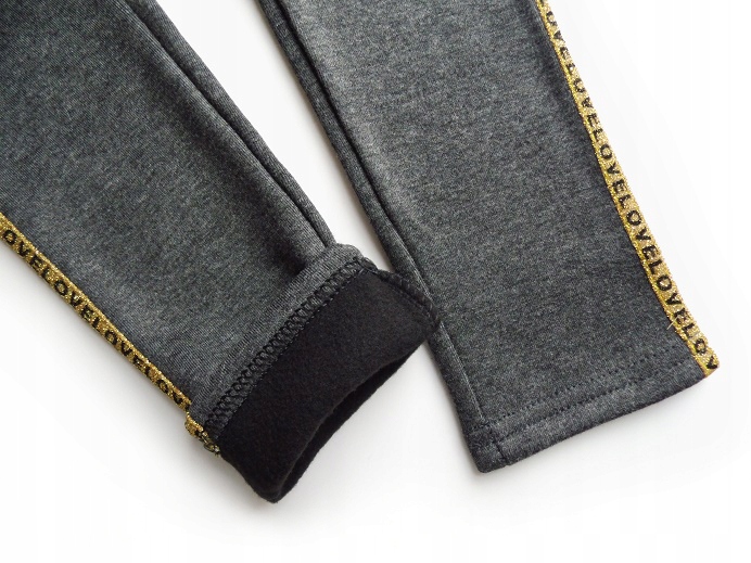 

Legginsy Ocieplane Lampas Złoty Lovelove 122/128